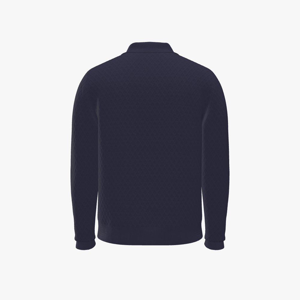 Cotton "Heritage" V-Neck Polo Pullover