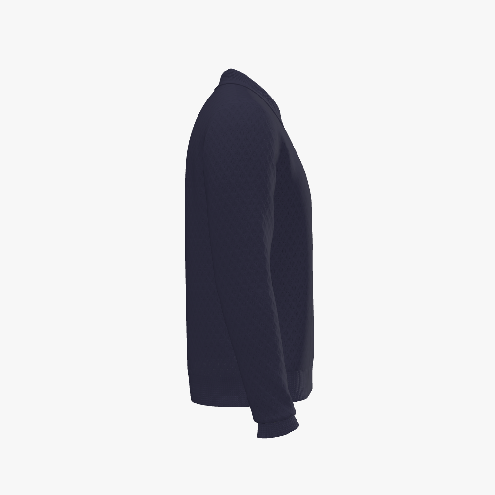 Cotton "Heritage" V-Neck Polo Pullover